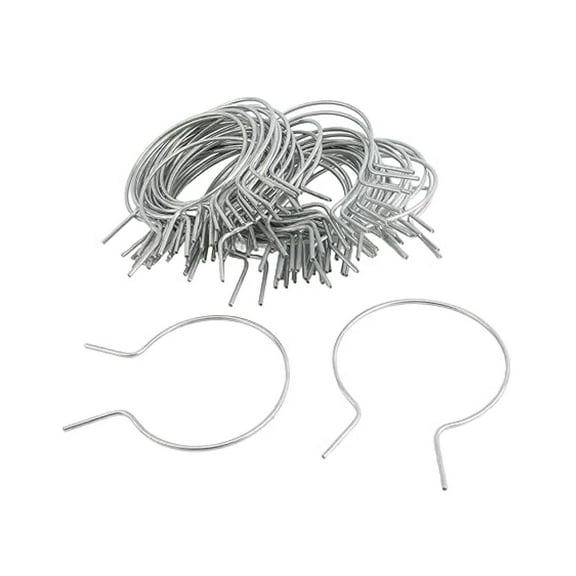 Fence Ties 4" - 60 Pack - 9 Gauge Galvanized Steel - Chain Link Fence Accessories - Industrial & Military Grade - Secure Picket to Post - Easy Installation