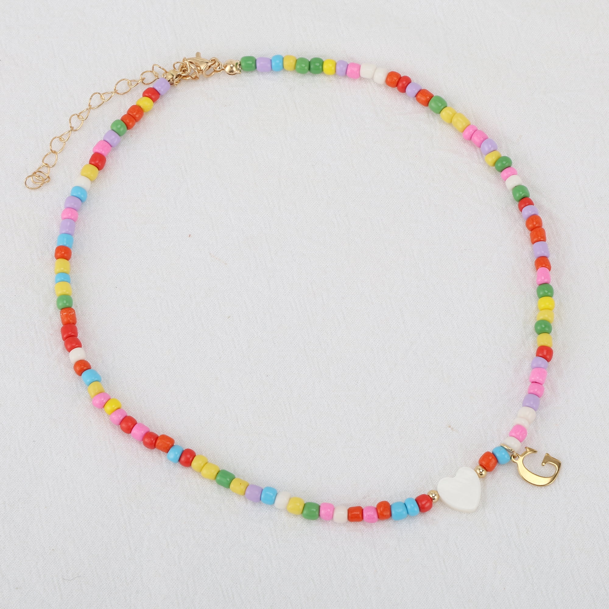 Unique Bargains Stylish Collarbone Necklace for Daily Life Colorful 1 Pcs [Style G]