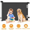 Baby 61x34" Safety Gate Retractable Door Extra Wide Pet Dog Indoor