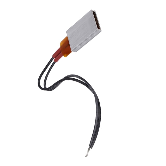 M Buder Placa Calefactora Cerámica PTC de Aluminio Termostática 12V 80 Grados Celsius Seguro 3.5 cm / 1.4 inches