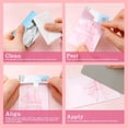 thumbnail image 2 of 16 Pcs Credit Card Skin Cover Set Debit Stickers Elegant Waterproof PVC ID Anti-wrinkling for Transportation Fun Gift Idea(Bow,Pink), 2 of 4