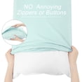 thumbnail image 5 of REGALWOVEN Body Pillowcase Soft 1800 Series Microfiber Long Pillow Cover, Light Grey Jumbo, 5 of 6