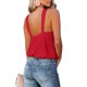 thumbnail image 4 of SAYOO mujeres moda Color sólido camisola sin mangas espalda descubierta Sling Tank Tops verano Casual salvaje chaleco Streetwear SAYOO Moda, 4 of 5