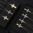 thumbnail image 3 of Tilga Faith Cross Necklace, Jesus Christ Cross Chain, Unisex, 3 of 6