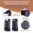 thumbnail image 2 of Toe Splint, Toe Corrector Brace, Toe Straightener For Hammer Toe, Crooked Toe, Mallet Toe, Bent Toe, Claw Toe, Toe Wrap To Align And Support Broken To, 2 of 5