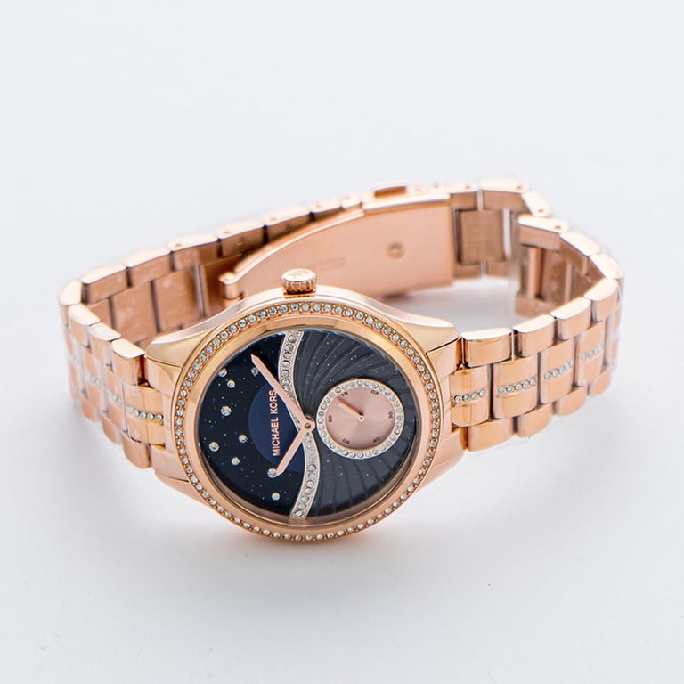 Michael Kors Lauryn Crystal Quartz Black Dial Watch MK3723  display picture 2