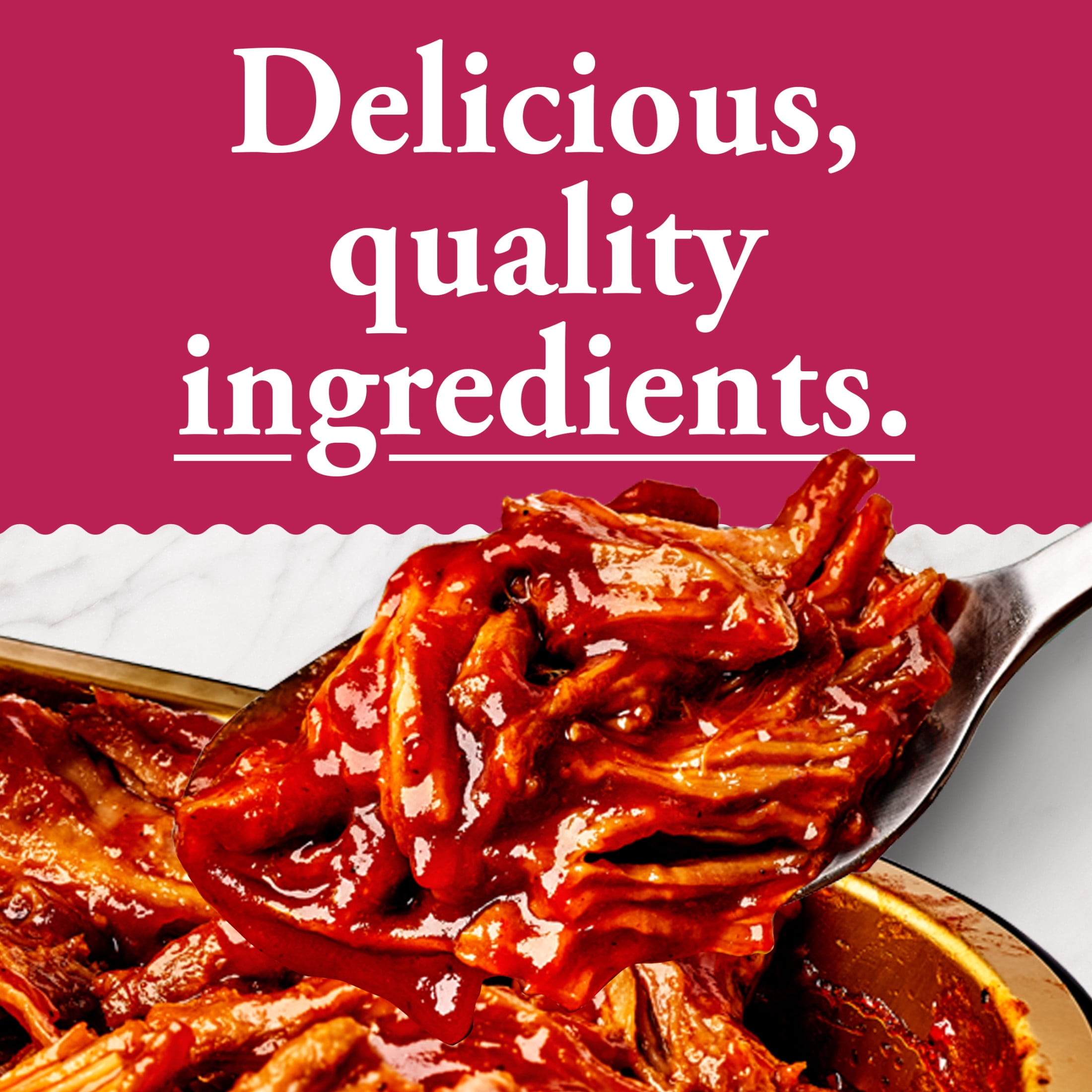 HomeBake 425°/:30 Pulled Pork with BBQ Sauce Frozen Main, 22.2 oz Box (Frozen)