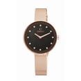 thumbnail image 1 of Reloj Obaku Denmark V161LXVNMV BLIK CHOCOLATE-Oro Rosa, 1 of 3