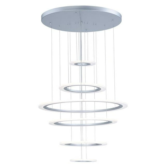 ET2 E22664-11MS Saturn II LED 30 in. Matte Silver Pendant Ceiling Light