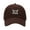 Brwon, variant on Baseball Cap Embroidered Hat for Skull and Bones Evil Men's Adjustable Cotton Unisex Embroidery Baseball Caps