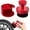 Red/Black, variant on Tire Shine Applicator Brush, Wheel Brush, Tire Dressing Applicator with Seal Cover, High Density Soft Detailing Bristles for Wheel Shine Polish Wax and  Interior Cleaning (Red/Black)