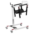 thumbnail image 2 of golytefs Patient Lift Transfer Chair Lightweight Bedside Bathroom Wheelchair for Elderly, 2 of 9