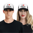 thumbnail image 4 of I Heart Cereal Love Food Funny Trucker Hat Mesh Cap Unisex Black, 4 of 5