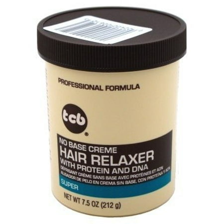 TCB No Base Hair Relaxer Creme, Super 7.5 Oz (Best Muscle Relaxer Cream)