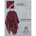 thumbnail image 5 of Kukuzhu Shawl Wraps for Women ponchos Ruana Cape Open Front Duster Cardigan Sweaters for Fall Winter, 5 of 8