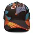 thumbnail image 2 of Design Pattern Baseball Cap – Stylish Spliced Design Adjustable Trucker Hat with Full Print Front & Brim, Breathable Cotton Blend Snapback for Sports, Travel & Daily Wear, 2 of 3