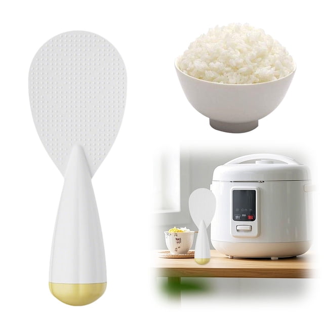 Kitchen Tumbler Rice Spoon for Effortless Serving and Stable Pot Stand Design