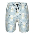 thumbnail image 3 of Goofa Cute Cat Printed Mens Swim Trunks Summer Quick Dry Short Beach Swimwear Bathing Suits-Large, 3 of 9