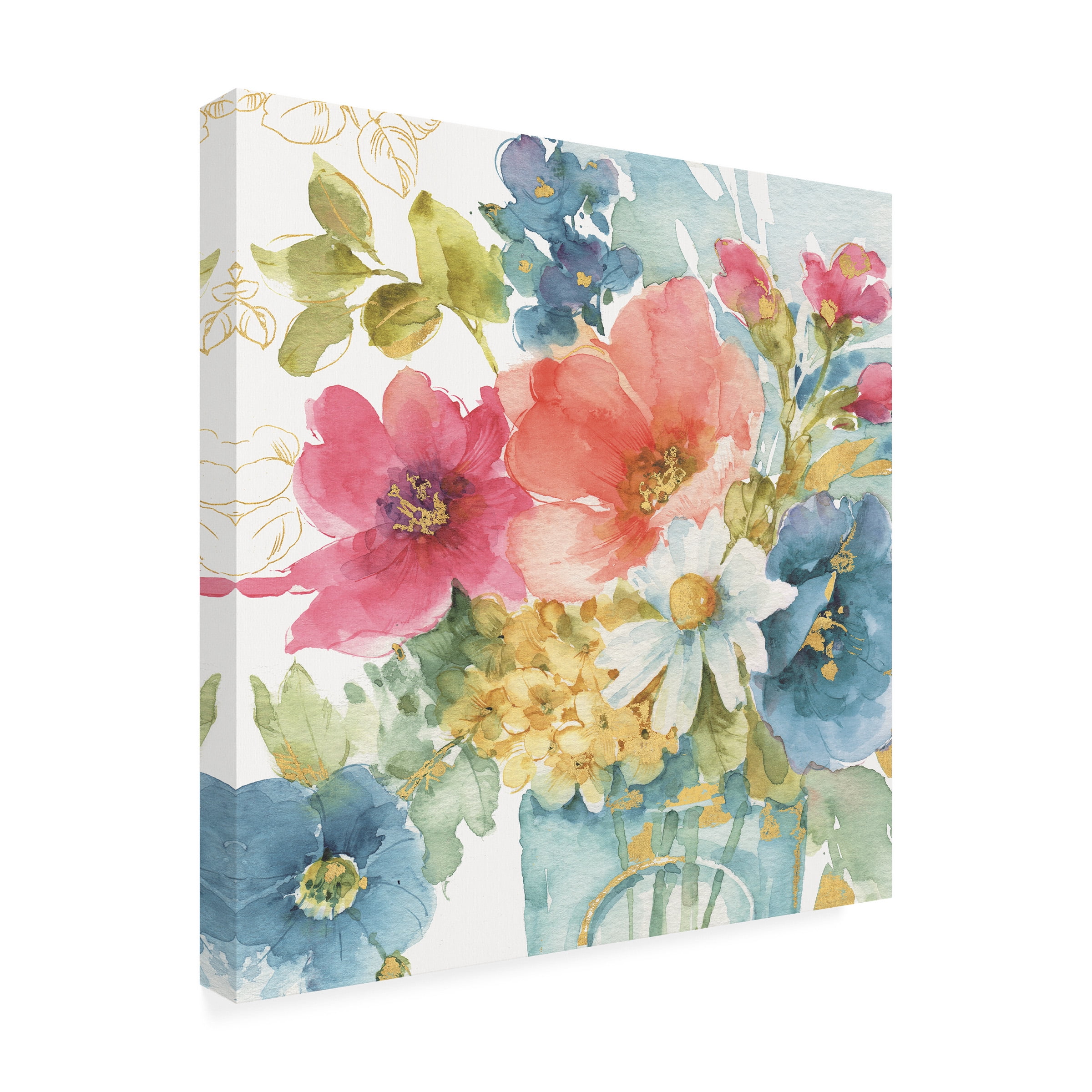 Lisa Audit 'My Garden Bouquet II' Outdoor Canvas 24x22