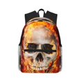 thumbnail image 1 of Balery Satanic Skull Mochila para Mujeres y Hombres, Mochila Ligera Casual para Viajes, Mochila Clásica Básica para la Universidad, 1 of 6