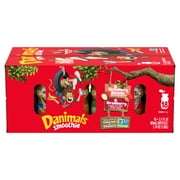 Danimals Smoothie Strawberry Explosion and Swingin' Strawberry Banana Dairy Drink, 3.1 OZ, 18 Ct