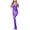 Purple, variant on Birdeem Sexy Womens Lingerie Fishnet Seamless Mesh Netting Chemise Hollow Out Bodysuit Sleepwear