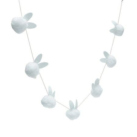 Bunny Pom Pom Garland - Home Decor - 1 Piece