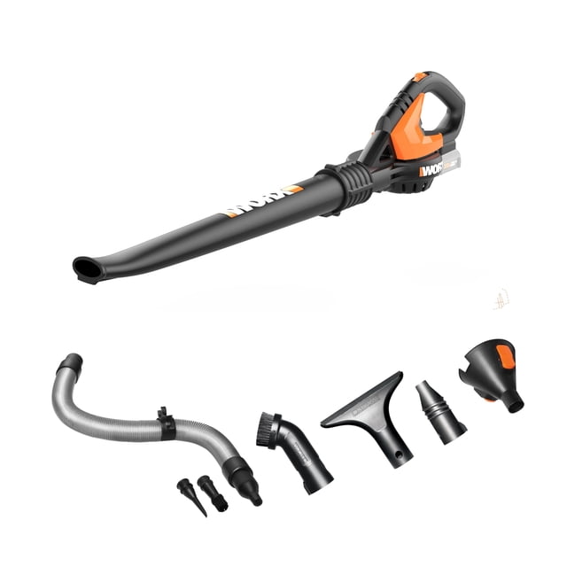 Sopladora de Hojas WORX WG545.9 Inalámbrica 20V, 120 MPH, 1.2 kg