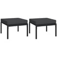 thumbnail image 5 of vidaXL 5 Piece Garden Lounge Set with Grey Cushions Steel, 5 of 5