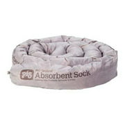 New Pig Original Absorbent Sock, 110 oz Absorbency, Formable, Shape-Hugging Sock, 3" Dia x 8' L, Gray (Box of 16), PIG209