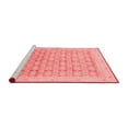 thumbnail image 2 of Ahgly Company Machine Washable Indoor Round Oriental Red Traditional Area Rugs, 4' Round, 2 of 4