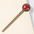 thumbnail image 4 of Christmas snowflakes Antique Bronze Lace Bookmark: Gift for Book Lovers and Readers, 4 of 5