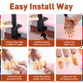 thumbnail image 2 of New Arrivals Acrylic Nails Flexible Practice Fake Hand,Nail Training Adjustable Finger Kits, Hands with 200 PCS Nail Tips, 2 of 8