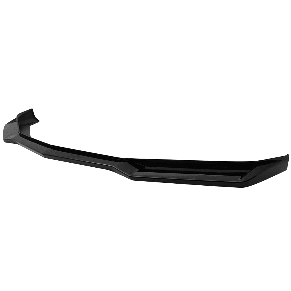 Ikon Motorsports Compatible with 16-18 Chevy Camaro  LT and RS Model Only, ZL1 Style Front Bumper Lip PP Gloss Black