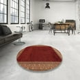 thumbnail image 4 of Ahgly Company Machine Washable Indoor Rectangle Abstract Red Fox Red Area Rugs, 8' x 10', 4 of 7