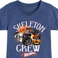 thumbnail image 3 of Hot Wheels - Halloween - Skeleton Crew - Toddler & Youth Girls Short Sleeve Graphic T-Shirt, 3 of 5