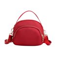 thumbnail image 1 of WRKEKC Clearance Nylon Mini Shoulder Bag for Women, Compact Crossbody Purse with Adjustable Strap, Multi-Zipper Pockets for Essentials, Lightweight Daily Use, 1 of 8