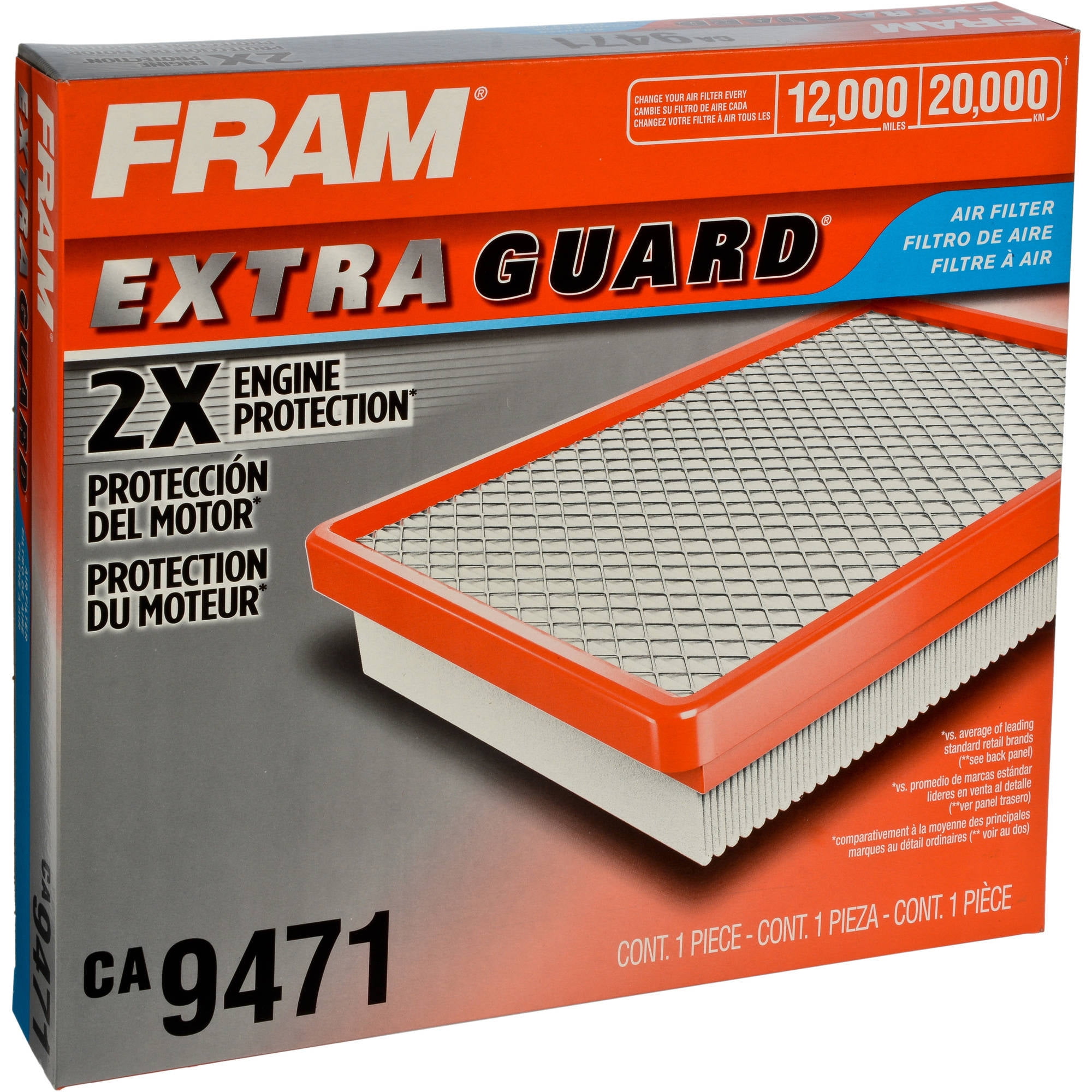 FRAM CA7426 Extra Guard Flexible Rectangular Panel Air Filter