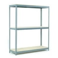 thumbnail image 3 of Global Industrial Wide Span Rack 72Wx48Dx60H, 3 Shelves Wood Deck 900 Lb Cap. Per Level, Gray, 3 of 3