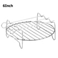 thumbnail image 1 of Sufanic 6 inch Holder Air Fryer Accessories Baking Tray Air Fryer Rack Grill, 1 of 8
