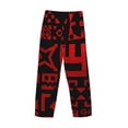 thumbnail image 3 of Lsque Geometry Dash Print Men's Pajama Pants, Lounge Pant - Comfortable Home Wear,Elastic Waistband, Stylish Design-Medium, 3 of 9
