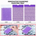 thumbnail image 5 of 12-Pack Trabricks Stackable Diamond Art Trays with Lids, Diamond-Painting Art Kits for Adult for DIY Art Craft B, 5 of 8