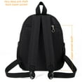 thumbnail image 5 of AOTIAN Women’s Nylon Mini Casual Daypacks Small Backpack Black, 5 of 8