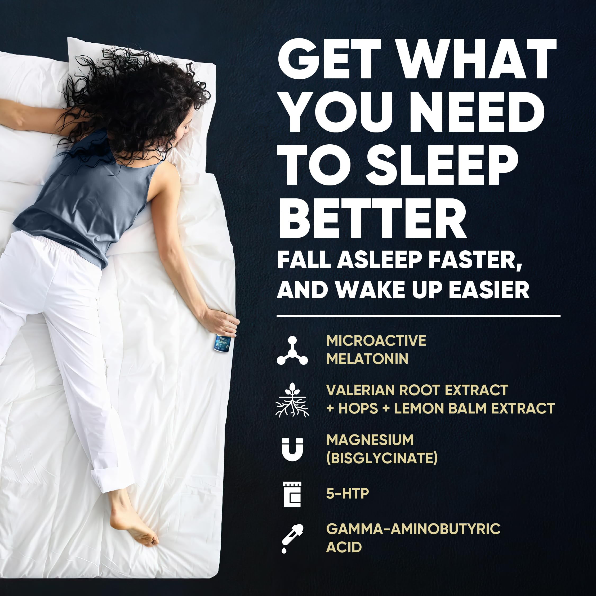Vitamin Energy 8-Hour Sleep Support Shot, Mixed Berry, 12 Pack – 5mg Melatonin, 5-HTP & GABA, Zero Sugar, 1.93 fl oz
