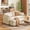 Beige, variant on 75’’ Cloud Couches for Living Room, Noelse L Shaped Modular Sofa with Deep Seats, 2 Seater Love Seat Couch with Removable Washable Corduroy Fabric for Living Room Bedroom and Apartment, Beige