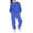 Blue, variant on Boys Girls School Sweatsuits Set, Athletic 2-Piece Outfit, Preppy Hoodie and Sweatpants, Plain Tracksuit Clothing Sets (Blue, 2-3 Years)
