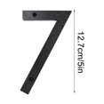 thumbnail image 1 of Dvruxg Modern Floating House Numbers for Outside, Large Black Shadow Home Number with Nails Kit & Template, Easy to Be Mounted for Exterior House Address, Garage Gate, Street, Farmhouse, 1 of 5