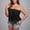 Army Green, variant on Plus Size Women Tube Tops Pleatef Backless Strapless Bandeau Crop Top Bodycon Woman Casual Fashion Gradient Printing Pullover Sleeveless Round Neck Sports Tank Wine M