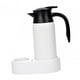 thumbnail image 2 of Taza para beber con calefaión para coche, tetera de viaje de 800ml de acero inoxidable con tapa sellada para hervidor de agua, tetera para hombre de Tetera blanca, 2 of 8