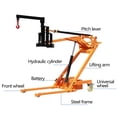 thumbnail image 2 of 1100LBS Capacity Full Electric Pallet Stacker Walkie Forklift - 5.6FT Lifting Height Portable Material Handling Lift Truck with Foldable Design for Warehouse, Factory, Logistics & Retail, 2 of 8